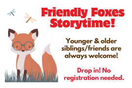 Friendly Foxes Storytime Calendar Image