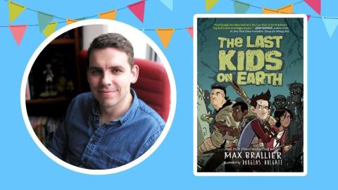 author Max Brallier with The Last Kids on Earth