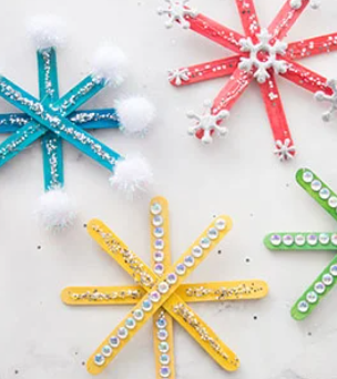 bestideasforkids sample snowflake craft picture