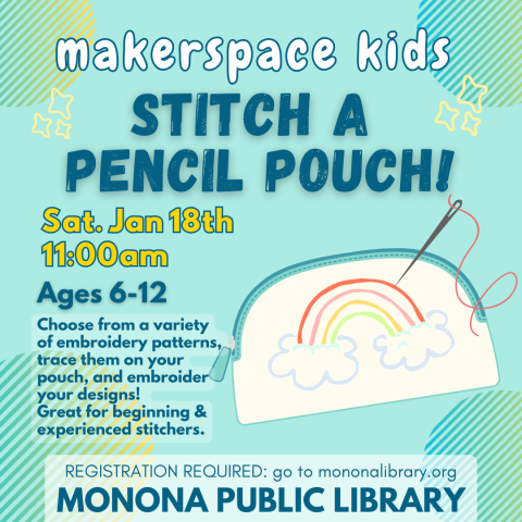 Pencil Pouch Makerspace Graphic