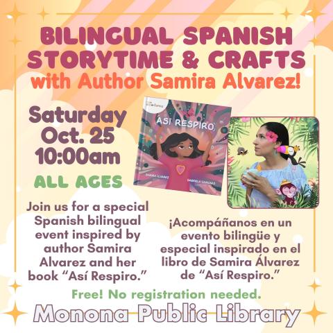 Bilingual Spanish Storytime with Samira Alvarez 