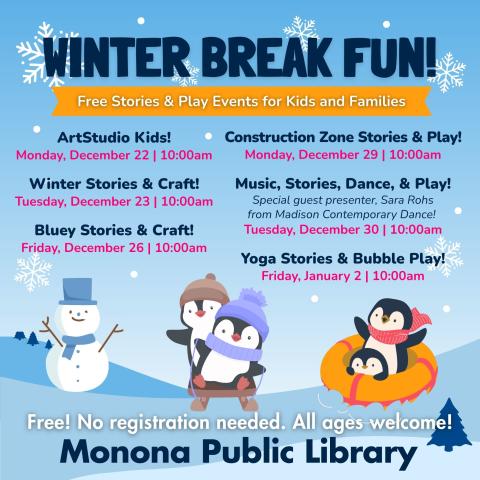 Winter Break Fun Schedule