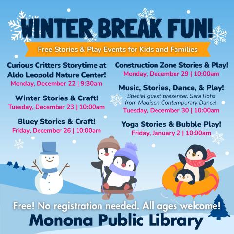 winter break fun schedule