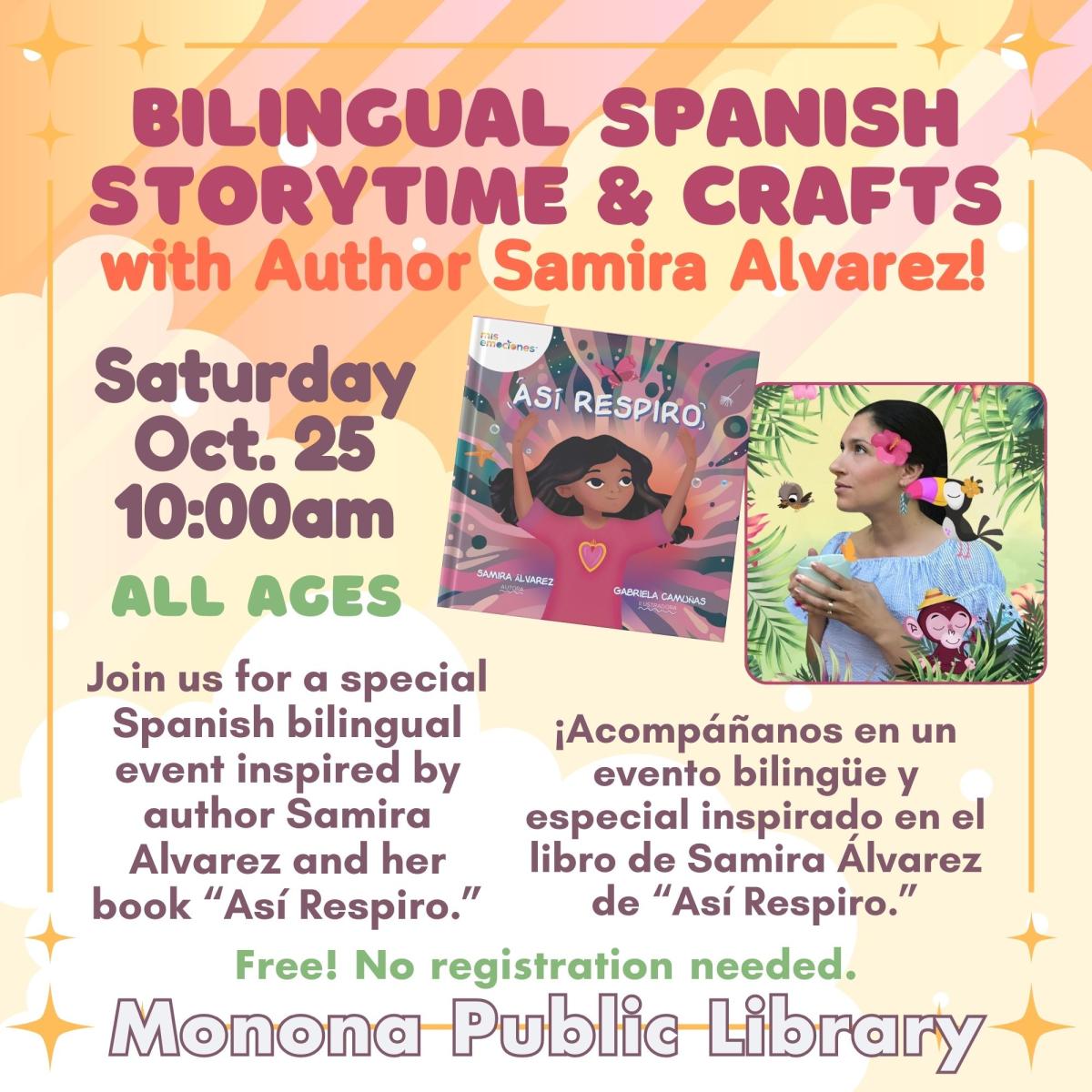 Bilingual Spanish Storytime with Samira Alvarez 
